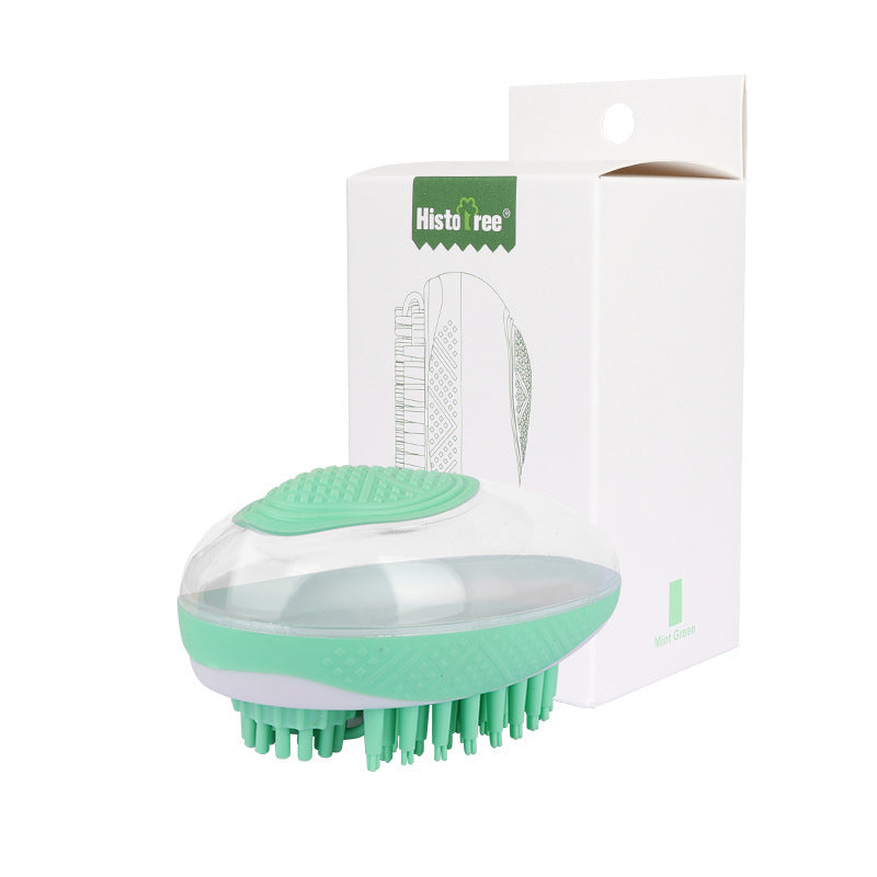 Dog & Cat Shower Brush – Gentle Silicone Comb for Bathing & Grooming