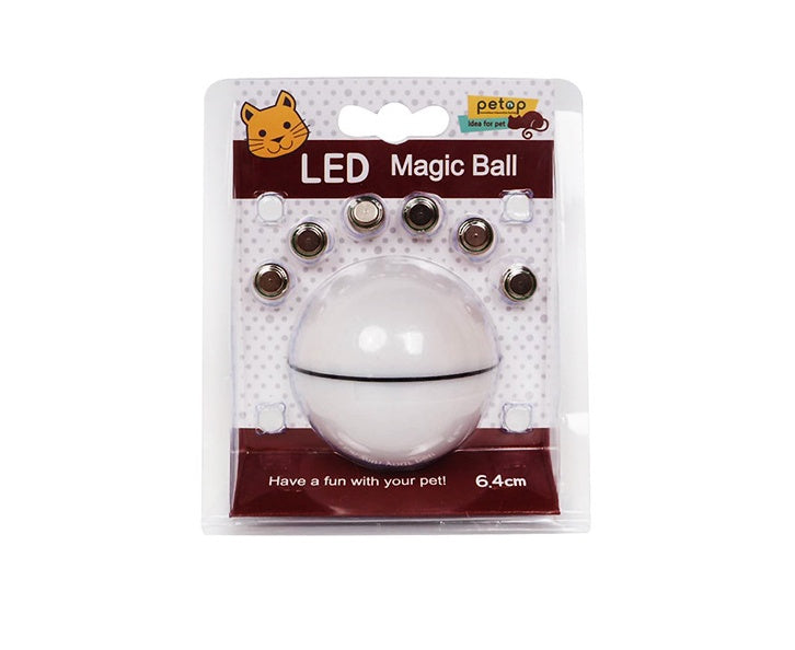 Interactive Electronic Cat Toy Ball with LED Laser