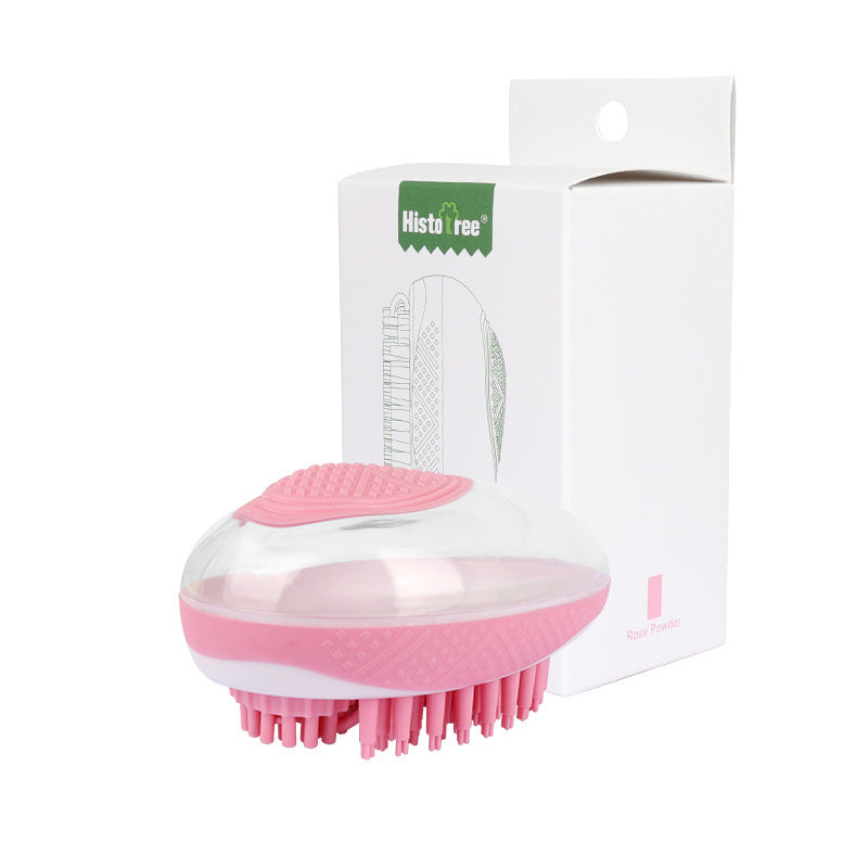 Dog & Cat Shower Brush – Gentle Silicone Comb for Bathing & Grooming