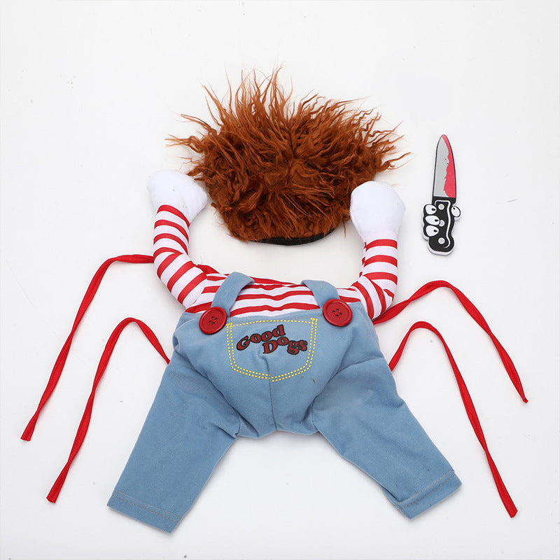 Adjustable Dog Costume – Funny Pet Cosplay Outfit