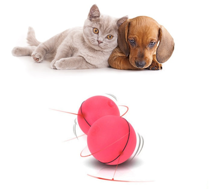 Interactive Electronic Cat Toy Ball with LED Laser