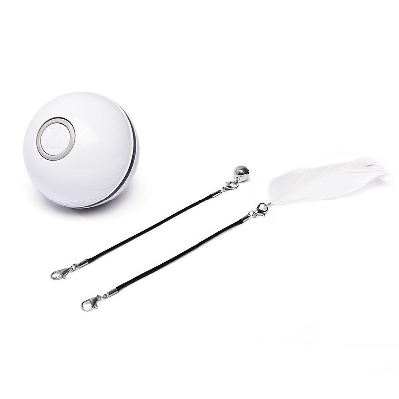 Interactive Electronic Cat Toy Ball with LED Laser