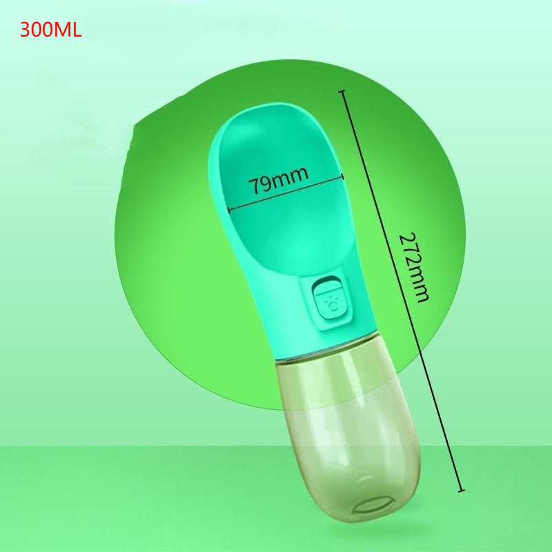 Portable Dog Water Bottle with Feeding Bowl – Ideal for Outdoor Travel and On the Go Hydration