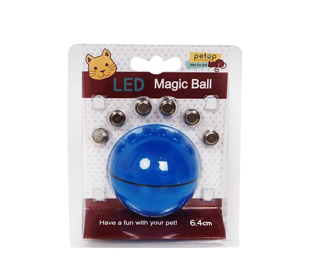 Interactive Electronic Cat Toy Ball with LED Laser