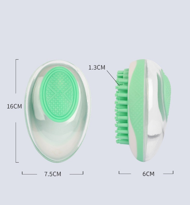 Dog & Cat Shower Brush – Gentle Silicone Comb for Bathing & Grooming