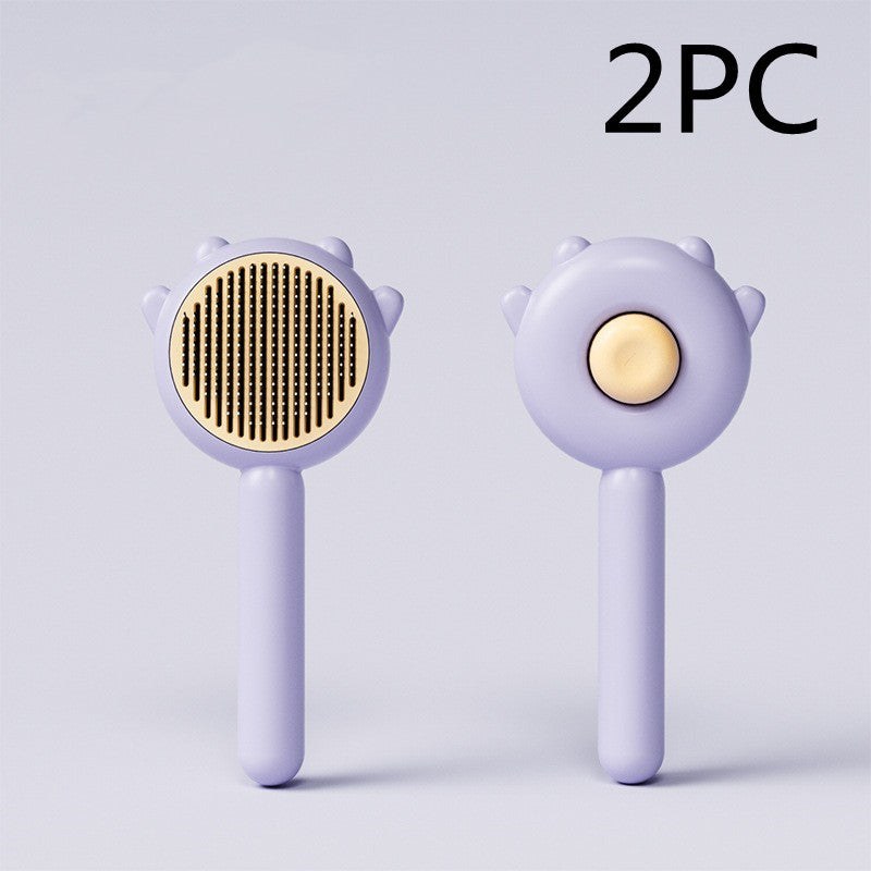 Pet Grooming Brush – Hair Removal & Massage Comb for Cats & Dogs