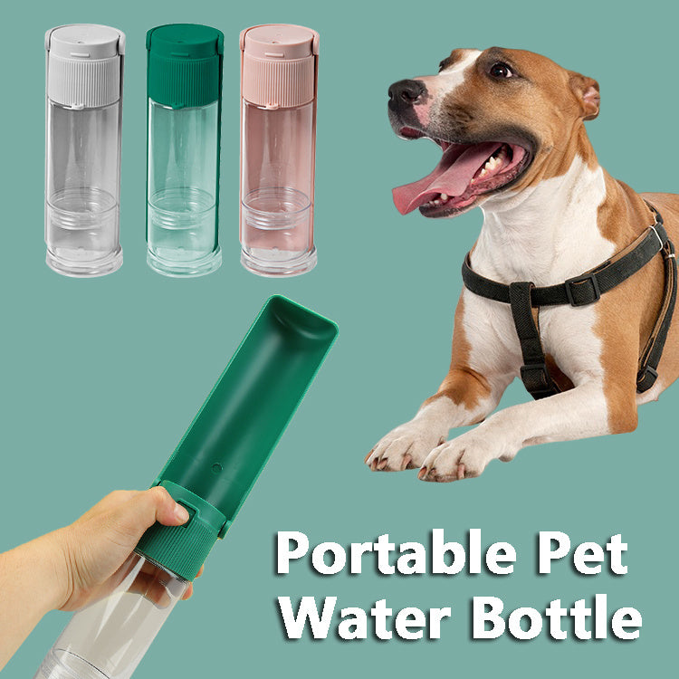 Compact Pet Water & Treat Dispenser – Ideal for Hydration On-the-Go