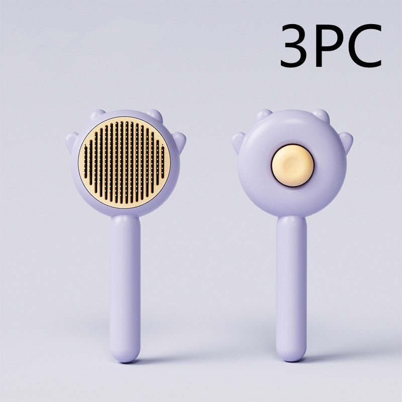 Pet Grooming Brush – Hair Removal & Massage Comb for Cats & Dogs