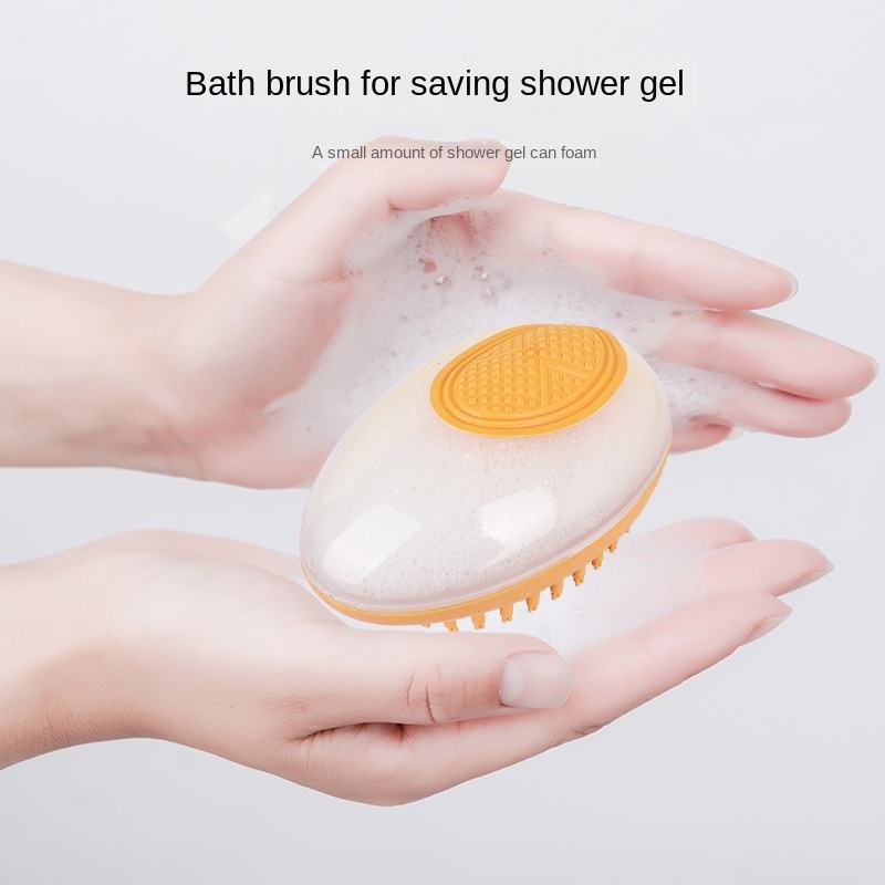 Dog & Cat Shower Brush – Gentle Silicone Comb for Bathing & Grooming