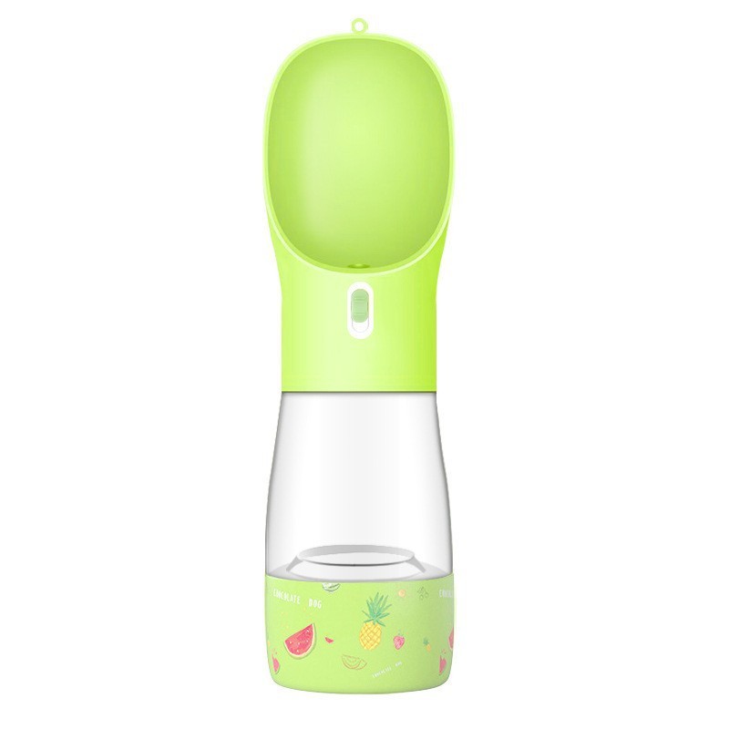 Portable Dog Water Bottle with Feeding Bowl – Ideal for Outdoor Travel and On the Go Hydration