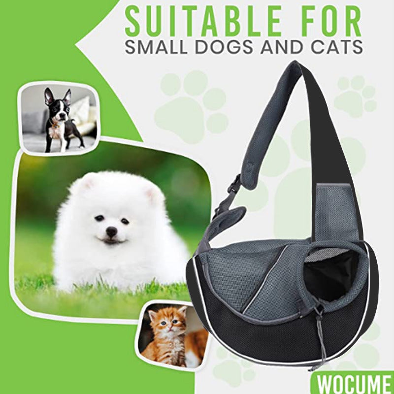 Portable Pet Carrier Crossbody Bag for Dogs & Cats – Outdoor Travel Style