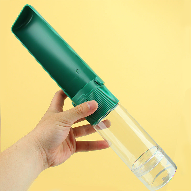 Compact Pet Water & Treat Dispenser – Ideal for Hydration On-the-Go