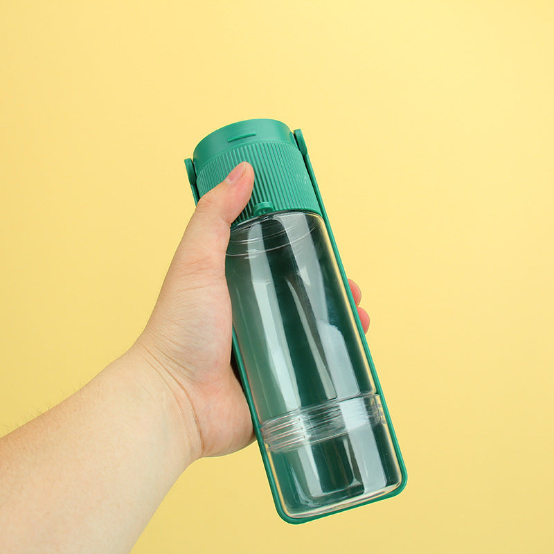 Compact Pet Water & Treat Dispenser – Ideal for Hydration On-the-Go