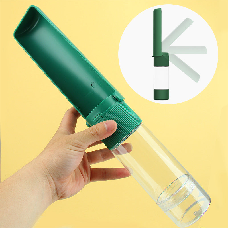 Compact Pet Water & Treat Dispenser – Ideal for Hydration On-the-Go