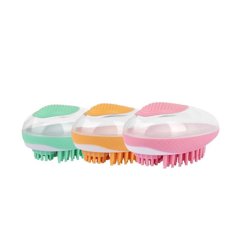 Dog & Cat Shower Brush – Gentle Silicone Comb for Bathing & Grooming