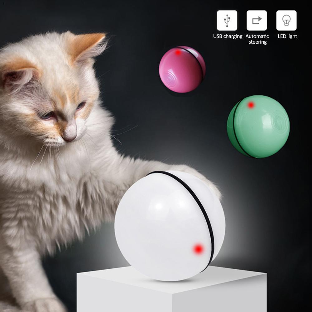 Interactive Electronic Cat Toy Ball with LED Laser